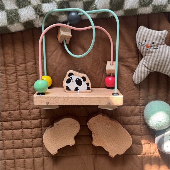 Infant Toy Bundle Natural Materials Kiwico Lovevery Balls Bead Maze Animals - Picture 2 of 6